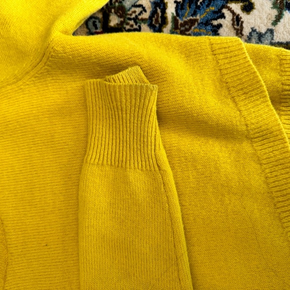A.L.C. Ford Crossover Cropped Sweater in Yellow - Picture 3 of 5